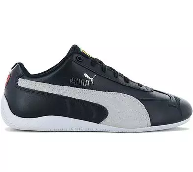 PUMA x Scuderia Ferrari - Speedcat Leather - Мужские кроссовки Кожаные черные 307514-01 ОРИГИНАЛ EU 44 UK 9.5 чёрный