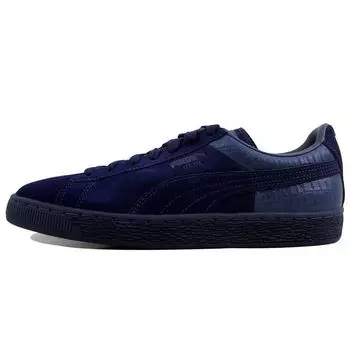 Puma Замшевые классические тисненые кроссовки Peacoat мужские синие 361372-02 41