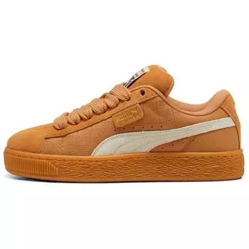 Puma Замшевые кроссовки XL на платформе - Карамельный латте с жевательной резинкой Женские оранжевые 399672-02 37