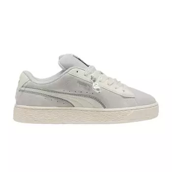 Puma Замшевые XL Glam Athletics женские кроссовки серые перья-серые тепло-белые 401250-01 37