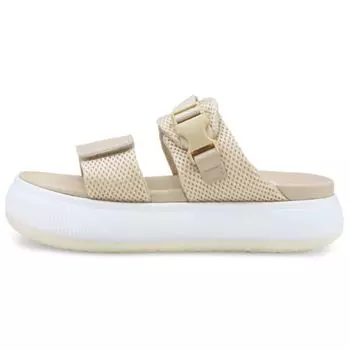 Puma Замшевые женские кроссовки Mayu Sandal Infuse Putty Cream White Pristine 383886-02 38