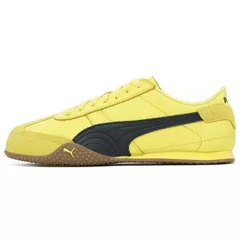 Puma Женские кроссовки Bella UT Leather Pale Lemon Yellow Black 402186-05 44.5