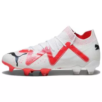 Puma Женские кроссовки Future Ultimate FG AG Breakthrough Pack Белый Черный Огненная Орхидея 107356-01 38.5