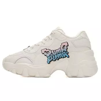 Puma Женские кроссовки Pulsar Wedge Nostalgic Cream Frosted-Ivory Luminous-Blue 400972-01 38