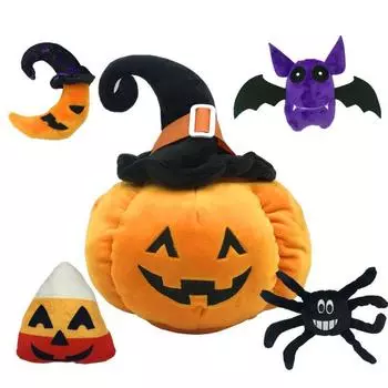 Pumpkin Pillow Halloween Cushion Doll Plush Toy Sofa Throw Pillowcase Decor Home