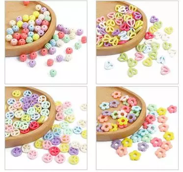 Pumpkin Shell Pendant 30g NEW Necklace Bracelet Earrings Flower Acrylic DIY Crafts For Jewelry Making Colorful Loose Beads Accessories beads 10