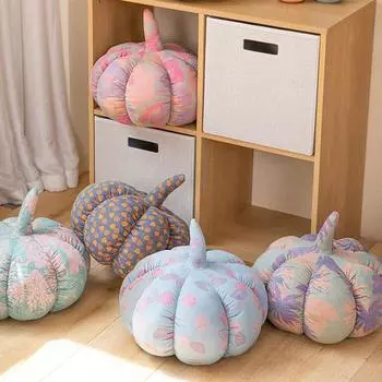 Pumpkin Throw Pillow Sofa Bed Back Cushion Soft Stuffed Pumpkin Cushion Thanksgiving Halloween Bedroom Home Decoration 35x20x12cm
