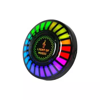 Pumwoy автомобильная музыкальная ритм-лампа, RGB звуковой контроль света, автомобильная музыкальная ритм-лампа, музыкальная атмосфера ритм-лампа,