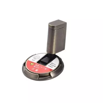 Punch-free Door Stopper Anti-collision Floor Stops Adjustable Height Hole Mounting Stoppers Hardware for Bedroom Living Room brass