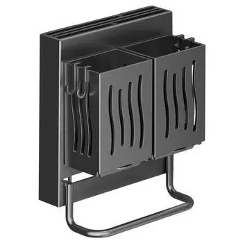 Punch-Free Kitchen Chopsticks Holder Multifunctional Hanging Utensil Drying Rack Hook No Drilling Wall Mounted Spoon Fork Holder