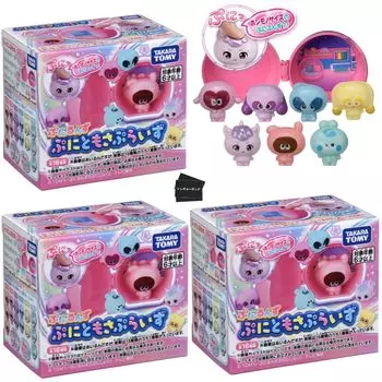 Пунирунзу Пунитомоса Пуни Коллекция [Набор 3] Плюс/Фигурка Пуни/Пунирунзу (Набор 3)