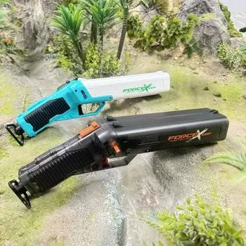 Punisher Двуствольный метательный снаряд Мягкий боеприпас Пистолет Детский игрушечный пистолет для мальчиков Распылитель Разбрасывающий боеприпасы Игрушечный пистолет