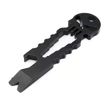 Punisher Edc Skull Multifunctional Survival Pocket Tool Keychain Kit Selfhelp Black