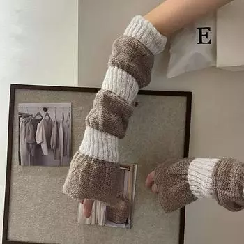 Punk JK Lolita Arm Sleeves Harajuku Anime Long Sleeves Breathable Y2K Oversleeve Party Style D