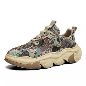 Punk Men’s Sneakers Breathable Casual Sport Walking Shoes Men Fashion Street Style Sneakers Male British Style Basketball Shoes 39