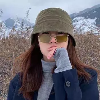 Punk Simple Sunglasses Metal Box Hipster Glasses Uv Protection Sunglasses Sunglasses