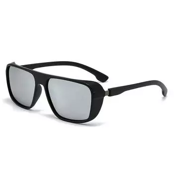 Punk Style Polarized Sunglasses Amazon Hot-Selling Retro Square Sunglasses Outdoor Fishing Glasses 58-18-138