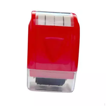 Пунктирные линии почерка. Практика. Роликовый штамп. Линия прокатки для начинающих. Учитель для красный