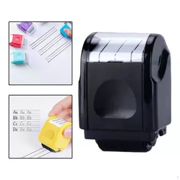 Пунктирные линии рукописного ввода Практика роликовый штамп инструмент Линия прокатки чёрный