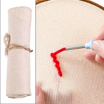 Пунш игольная ткань DIY Вышивка Вязание Ремесла Монахская ткань 26cmx26cm