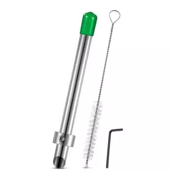 Пунш из нержавеющей стали для пластиковых крышек, пунш для крышек стаканов для напитков, инструмент для пробивания отверстий для соломинок с регулируемой глубиной для стаканов для лимонада, крышек для еды на вынос B