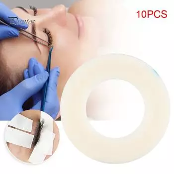 Puntos 10 шт. дышащие ресницы клейкие ленты изоляция верхние нижние ресницы подушечки для глаз белый
