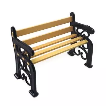 Puntos 1/12 Миниатюрная модель скамейки для сидения в парке Украшение для рукоделия Декор для кукольного домика «Сказка»