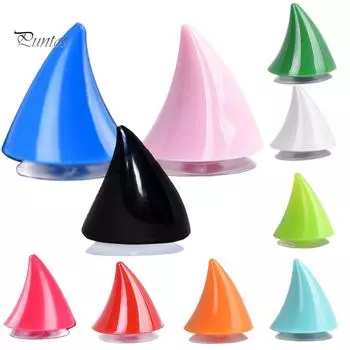 Puntos 1 шт. мотоциклетный шлем ABS присоска бычий рог украшение головной убор аксессуар небесно-голубой