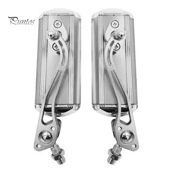 Puntos 2 шт. регулируемый угол безопасности велосипедный руль горного велосипеда зеркало заднего вида чёрный