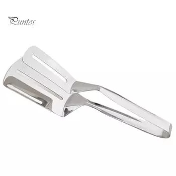 Puntos BBQ нержавеющая сталь щипцы для еды лопатка для хлеба мяса овощей зажим one size