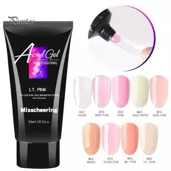 Puntos Cosmetic UV Nail Builder Gel Прочный впитывающий праймер для наращивания ногтей Маникюрный салон