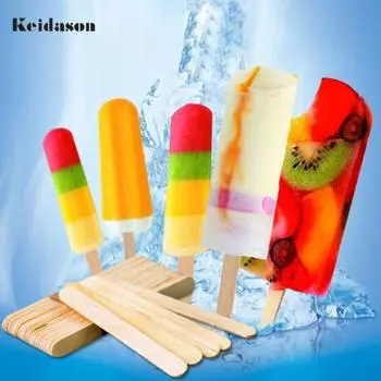 Puntos деревянные DIY 50 шт палочки для мороженого ручной работы леденец торт маленькие дубинки инструменты