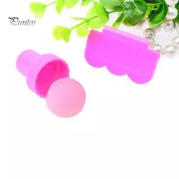 Puntos дизайн ногтей скребок для дизайна ногтей набор DIY маникюр красота украшения штамповка инструмент розовый