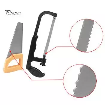 Puntos Kids 14 шт., имитация гаечных ключей, плоскогубцы, пила, молоток, набор инструментов для ремонта, игрушки-головоломки «сделай сам» 14pcs Random Style