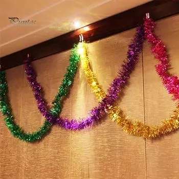 Puntos Party 3шт 2м длиной блестящая гирлянда мишура украшение рождественской елки свадебные украшения синий