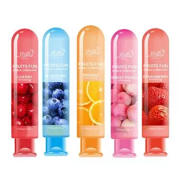 Puntos Sex Lubricant Взрослый анальный вагинальный оральный гель 80 мл фруктовый вкус на водной основе съедобный
