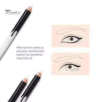 Puntos Водостойкий Стойкий Мягкий Карандаш Для Глаз Menow Глянцевый Не Размазывающийся Косметический белый