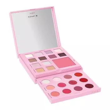 Pupa Milano Pupart M Makeup Palette 002 Pink 17g0.6oz - Kit Румяна Консилер Хайлайтер Тени для век Блеск для губ Крем для губ Лицо