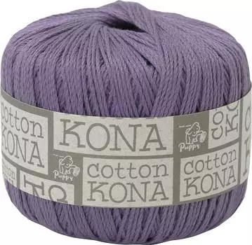 Puppy Cotton Kona Yarn Medium Thick 58 Purple Series 40g 110m 10 Balls Set 10000362 Approx.