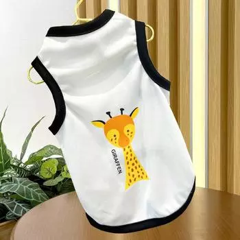 Puppy dog cat clothes summer thin cat than bear French fight small medium dog pet summer dog vest Nordic style XS (pet within bust 30cm 1-1.5kg)