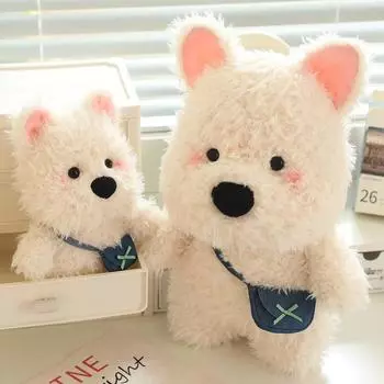 Puppy Doll Sleeping Pillow Plush Toy Doll Healing Birthday Gift Couple Ornaments 22cm