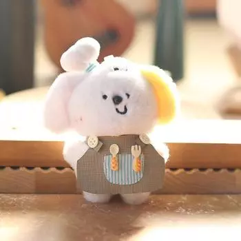 Puppy Plush Chef Toy Keychain Backpack Charm Pp Cotton Gift For Kids Girls Scarf