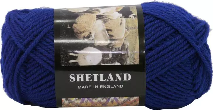 Puppy Shetland Yarn Medium Thick Blue 40g 90m Set of 5 Balls 10000523 Col.53 Approx.