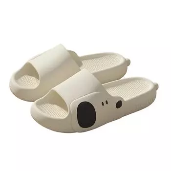 Puppy slippers female summer home bathroom non-slip soft bottom silent couple cute thick bottom bath cool slippers male 36-37