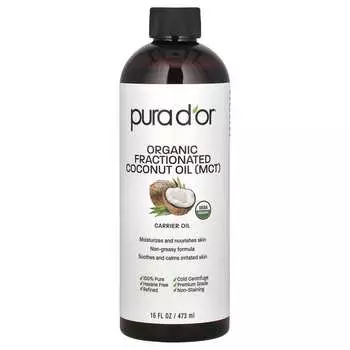 Pura D or, органическое кокосовое масло (МСТ), 16 жидких унций (473 мл)
