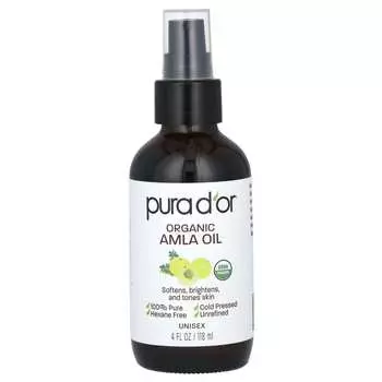 Pura D or, Органическое масло амлы, 4 жидких унции (118 мл)