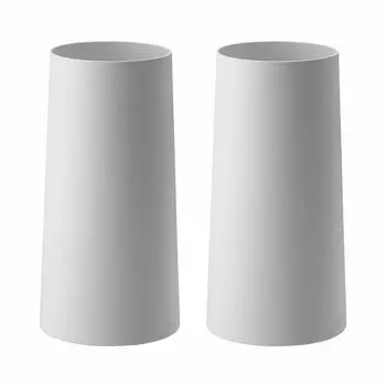 purchase set of Yamazaki Jitsugyo Tower Handy Wiper Stand White 2769 Storage Mop Simple Stylish Space Saving Standing [Bulk 2]