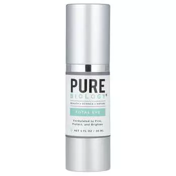 Pure Biology, Total Eye Cream Serum, 1 жидкая унция (30 мл)