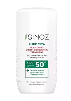 Pure Cica Солнцезащитный корректирующий флюид для коррекции цвета, SPF50+ / PA++++, 50 мл