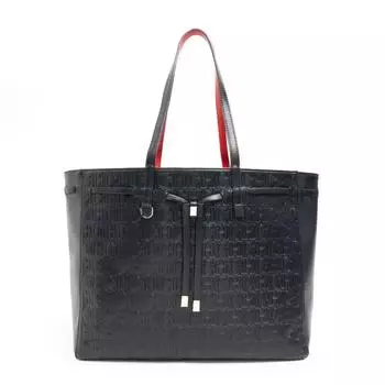 Pure Colour Classic Letter Embossed Large Capacity Multi Purpose Ladies Shopping Handbag Ladies Tote Bucket Bag Fashion